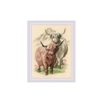 Highland Buddies Counted Cross Stitch Kit (image for) Highland Buddies Counted Cross Stitch Kit